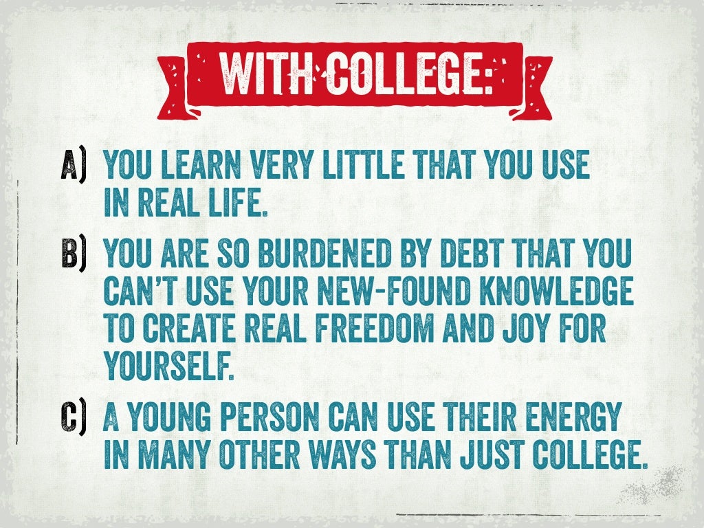 alternatives to college