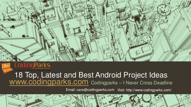 41 Latest, top and best android project ideas for final year students ...
