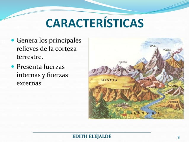 El Relieve Terrestre Y Las Fuerzas Externas Ppt