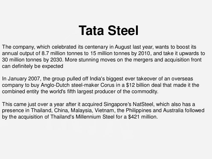 Indian iron industry case study picture