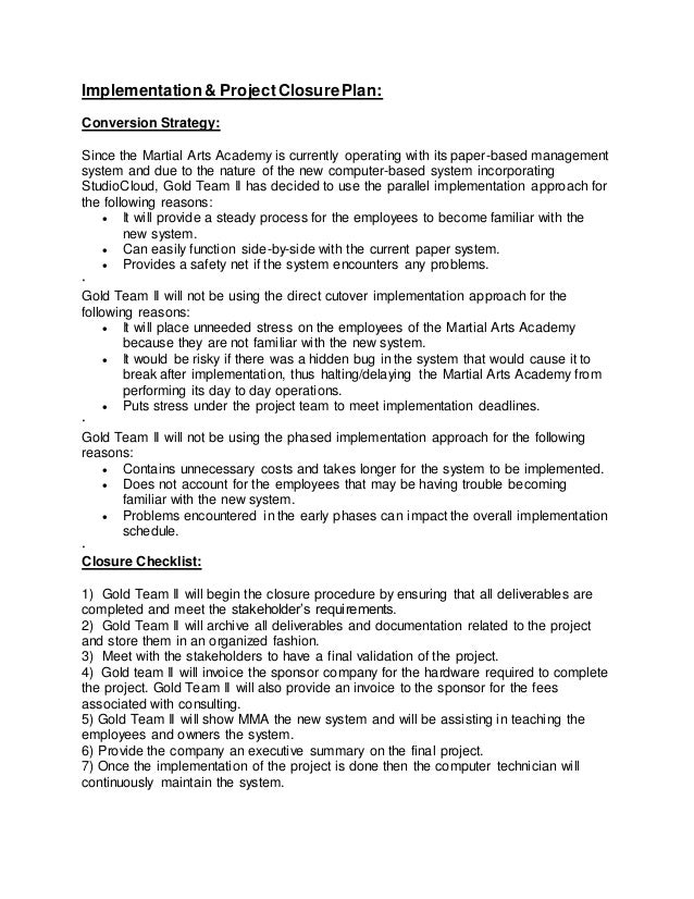 Direct cutover conversion strategy new system