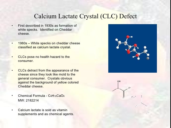 Microbial Cause of Calcium Lactate Defect in Cheddar Cheese
