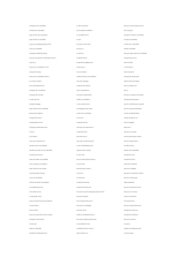 Monografia de teologia