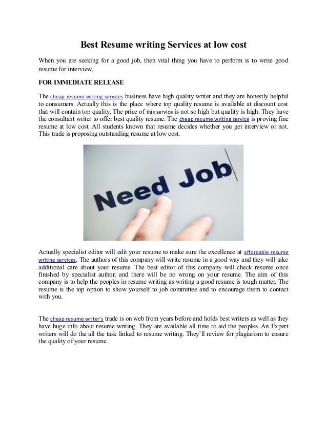 resume writing services boston