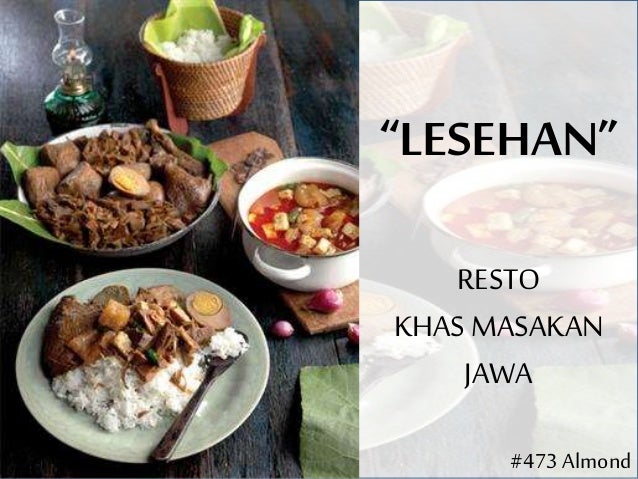 Proposal bisnis rumah makan "LESEHAN"