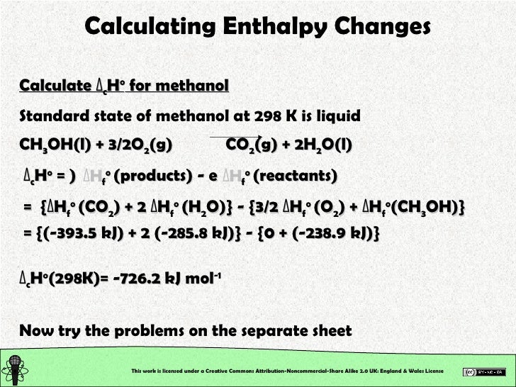Chemical Reactions Thermochemistry