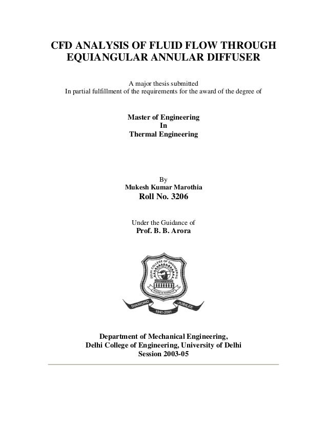 thesis on cfd analysis thesis on cfd analysis