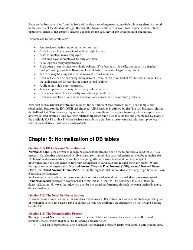 assignment 2 database modeling and normalization assignment 2 database modeling and normalization