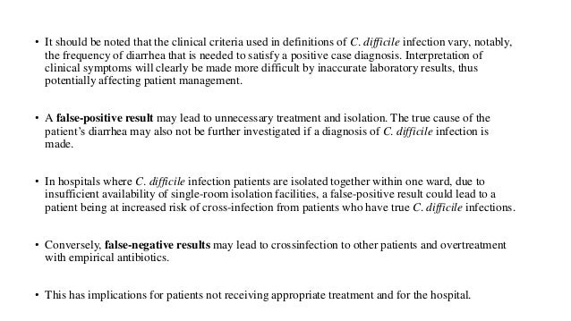 elucidating the ideal testing algorithm for c difficile Data are lacking to determine the ideal surveillance definition for healthcare-associated cdi however if c difficile testing is negative. elucidating the ideal testing algorithm for c difficile Data are lacking to determine the ideal surveillance definition for healthcare-associated cdi however if c difficile testing is negative.