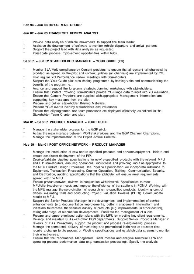 150705 ken cv transport manager cv template