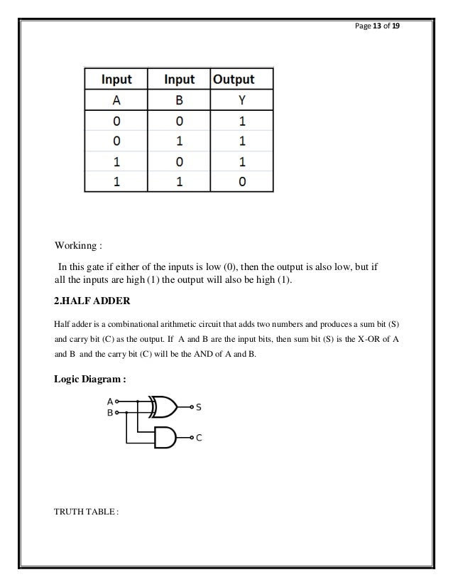 Serial adder truth table Serial adder truth table