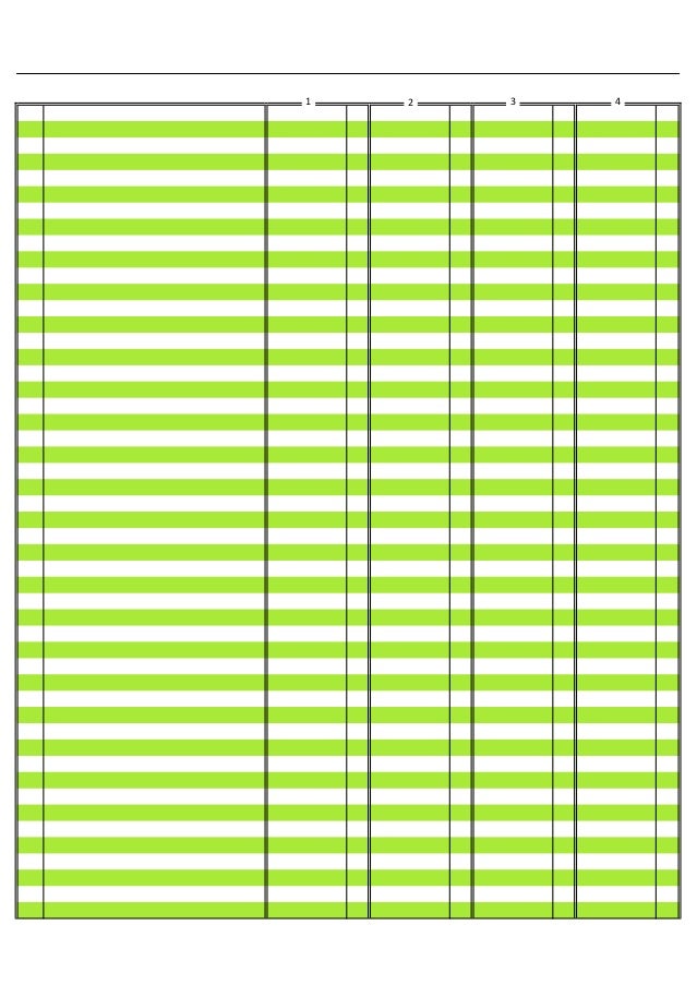 formato de hoja para balance general de 4 columnas en forma de report hoja de balance general