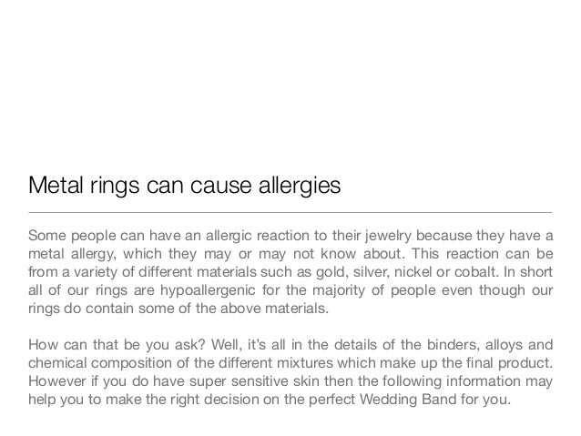 metal allergy wedding ring