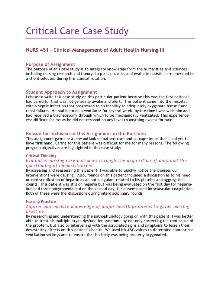 Nursing time management case studies