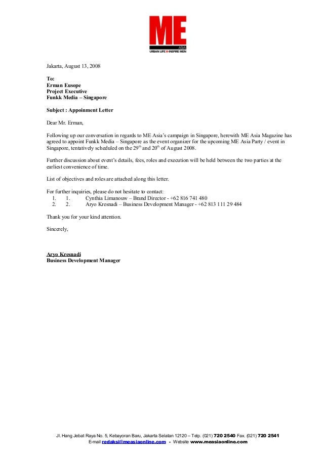 sle appointment letter appointment letter sle singapore 28 images appointment sle appointment letter appointment letter sle singapore 28 images appointment