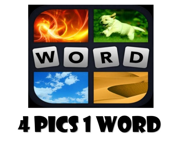 4 Pics 1 Word Ppt Template Free Download