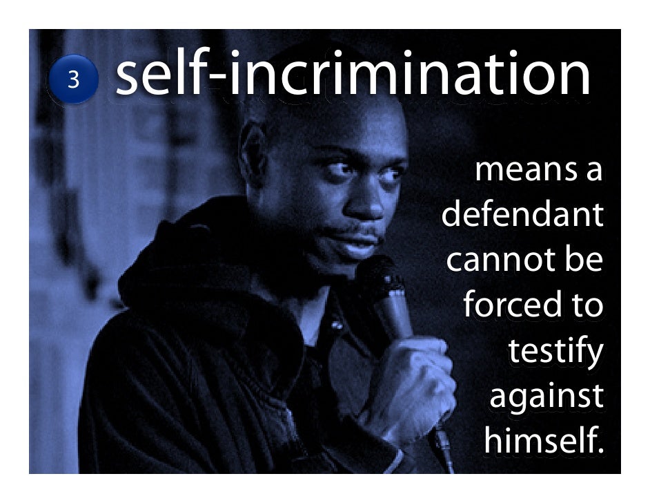 Rights of the Accused The 5th Amendment