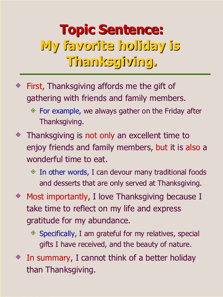 Sample essay about holiday with my family
