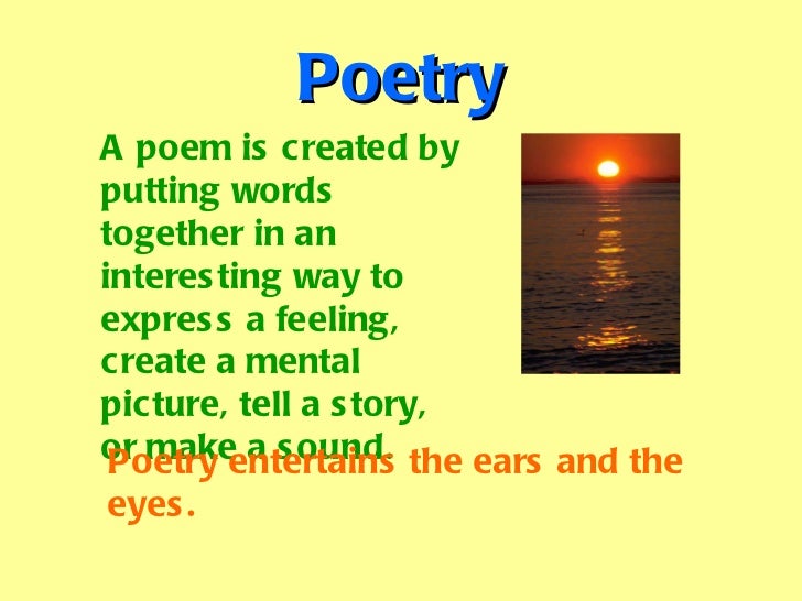 4th grade poetry