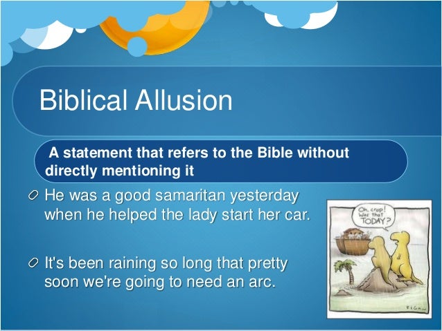 types of allusions