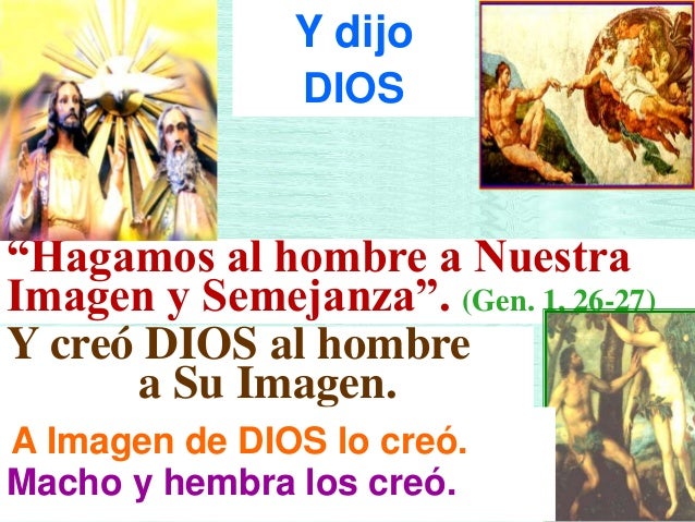 Sed fecundos y
multiplicaos.
Llenad la
tierra y
sometedla.
