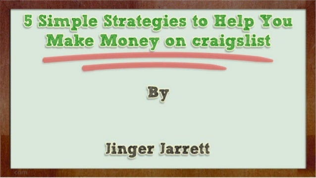 craigslist earn money