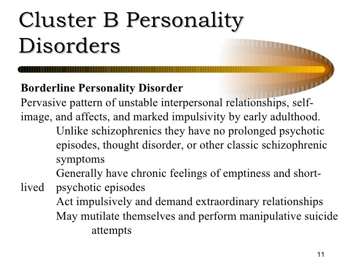 Personality Disorders