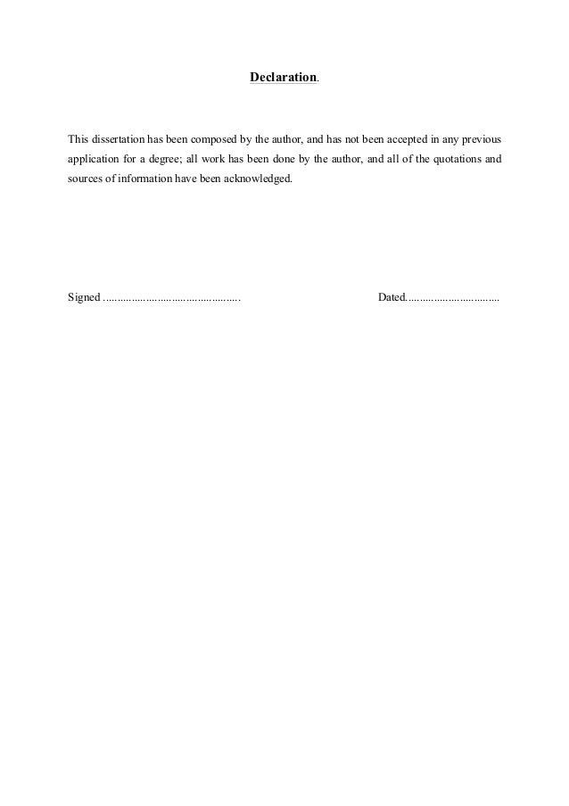 How to write a science dissertation