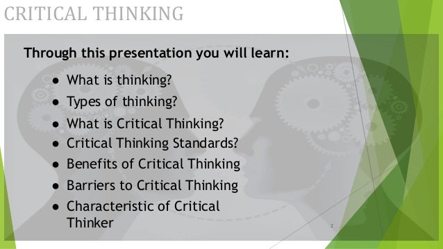 Critical Thinking: Why Is It So Hard to Teach? - American