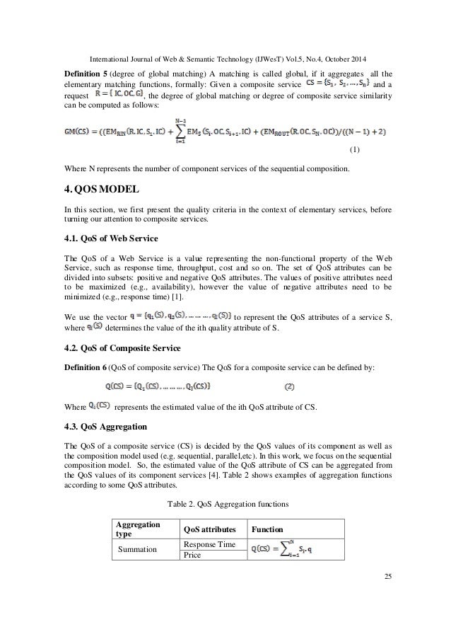 Web service thesis