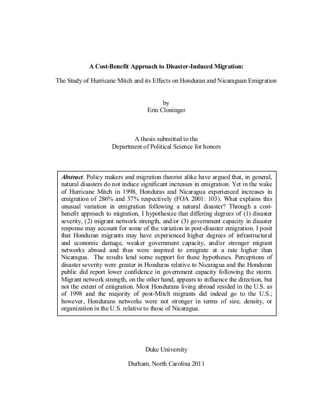 cost analysis thesis cost analysis thesis