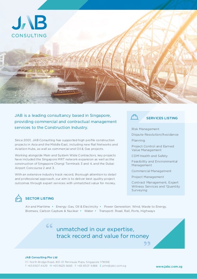 1 page brochure