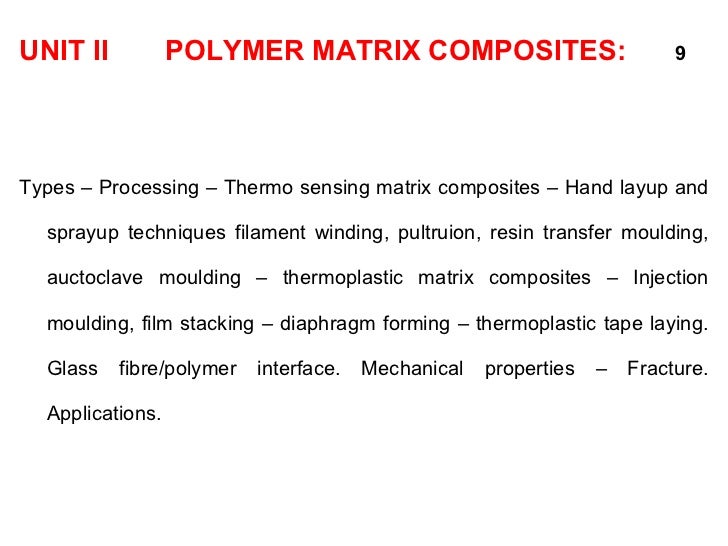 59a1 polymer matrix composites