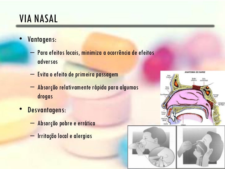 5ª aula vias de administração 5ª aula vias de administração