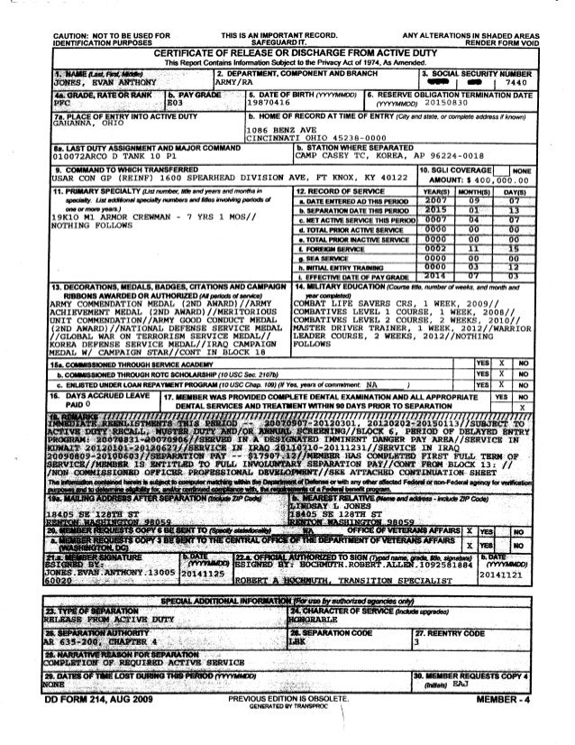 Dd Form 626 Requires Drivers To Provide