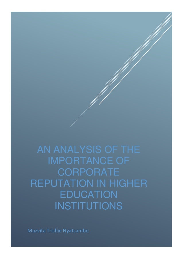 Importance Of Higher Education Essay