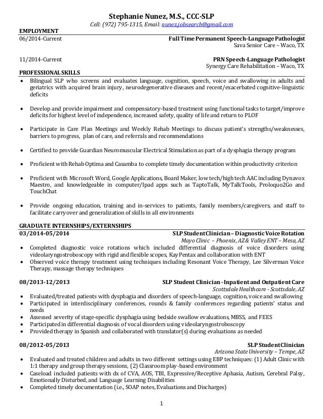 Sample Reference Letter For Speech Language Pathologist