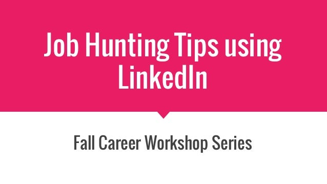 job hunting tips