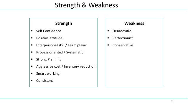 personal strengths resumes