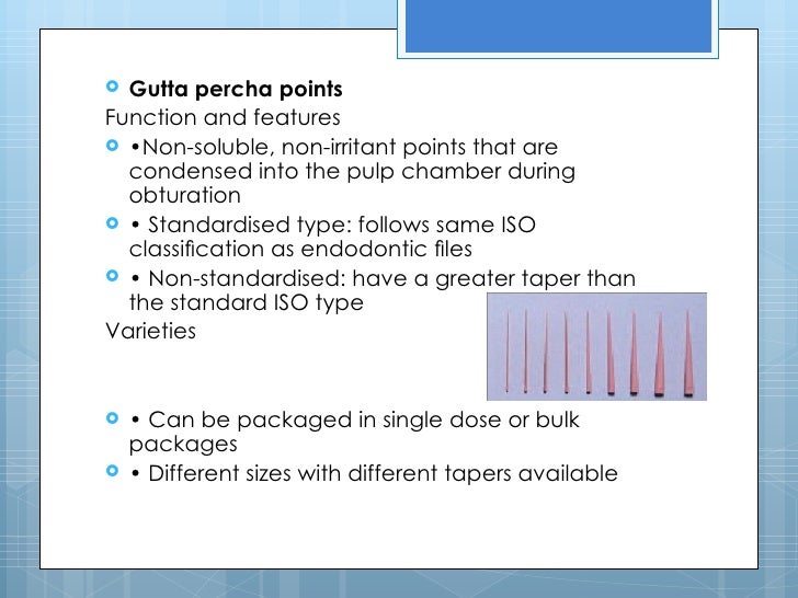 5 root canal filling materials