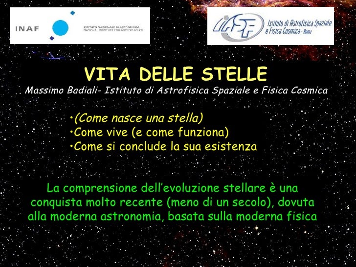 Come Nasce E Muore Una Stella