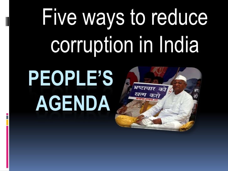 ways to stop corruption
