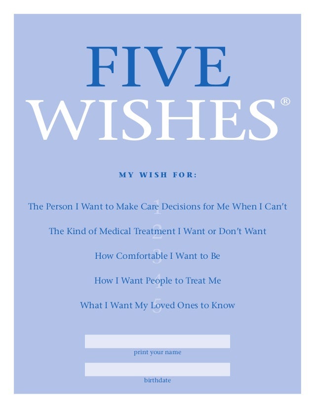 5 Wishes PDF