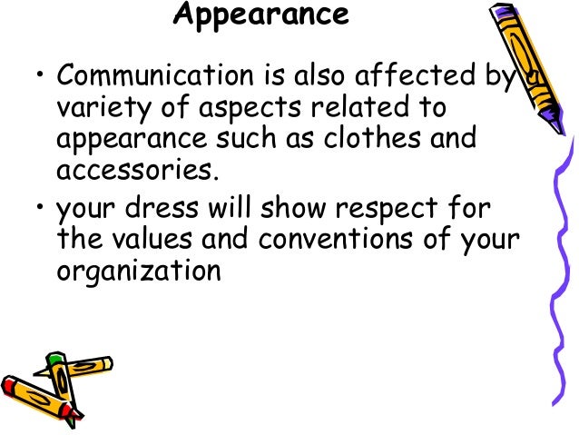 Non verbal communication dress