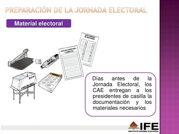 6. La Jornada Electoral