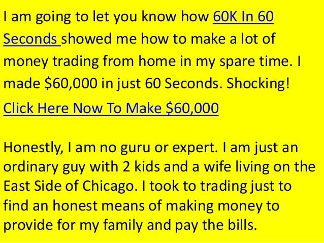 How to predict 60 second binary options