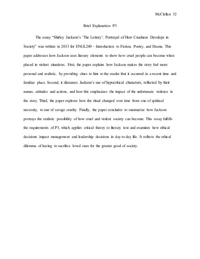 FREE The Lottery: Ironic Clues Essay