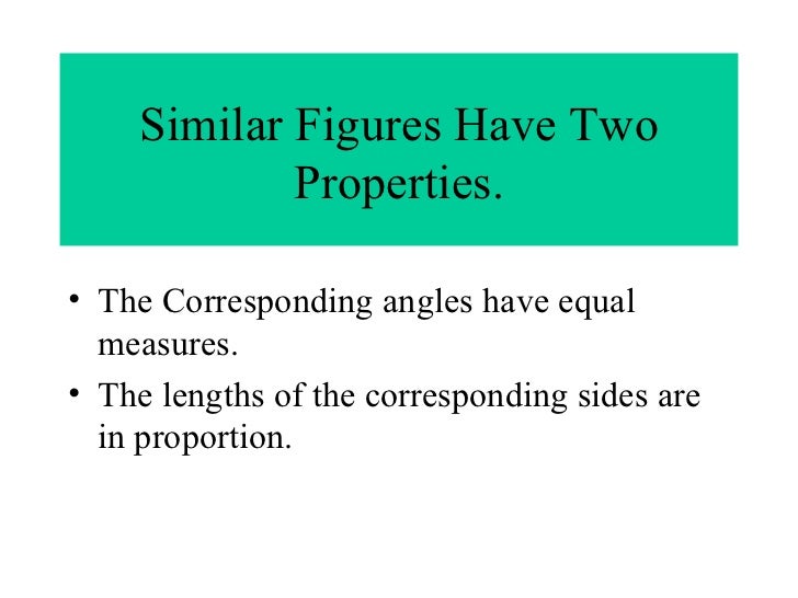6.3 Similar Figures and Scale Drawings