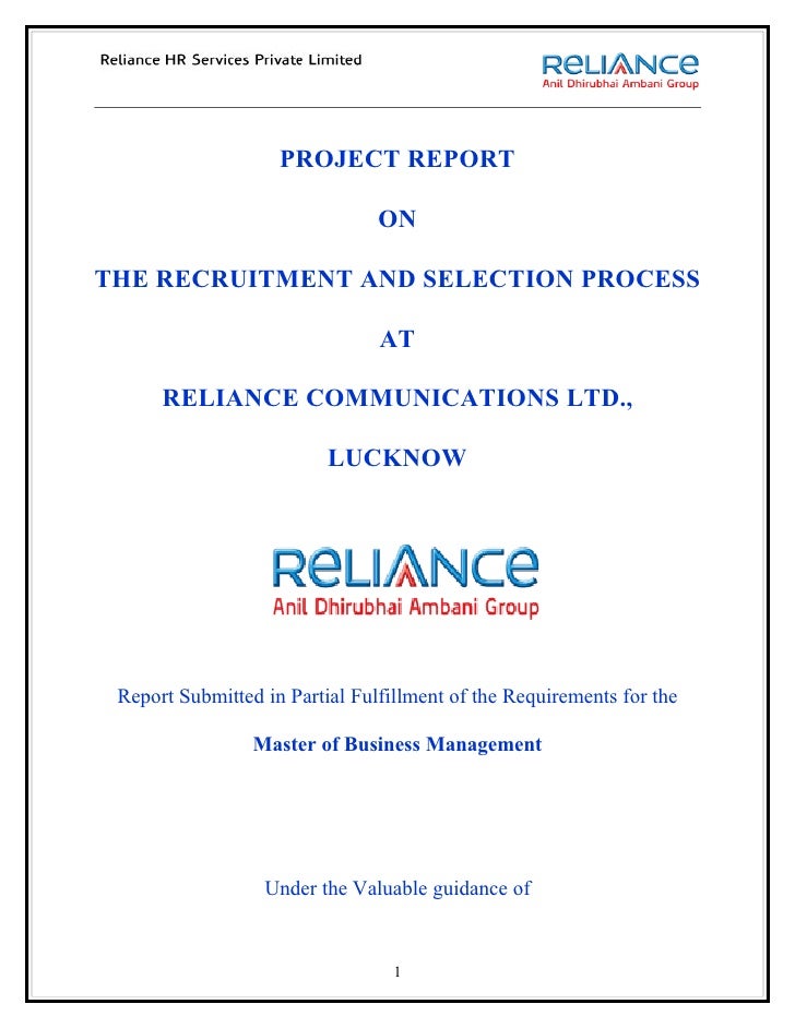 67271548 relianceproject