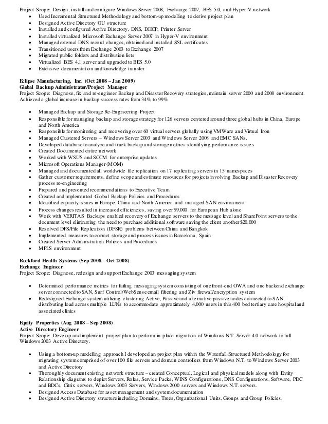 Exchange Administrator Sle Resume exchange server 2007 administrator resume 28 images microsoft exchange administrator sle Exchange Administrator Sle Resume exchange server 2007 administrator resume 28 images microsoft exchange administrator sle